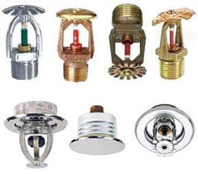ALL TYPES OF FIRE SPRINKLERS